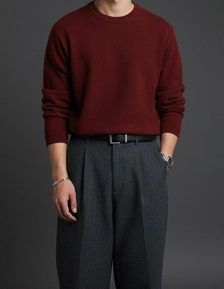 Maroon Luxe Knit