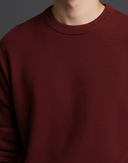 Maroon Luxe Knit